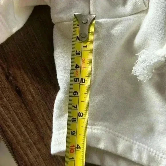 Mickey Mouse ivory shorts XL (15-17). Disney heavier weight cotton/polyester - Picture 9 of 9